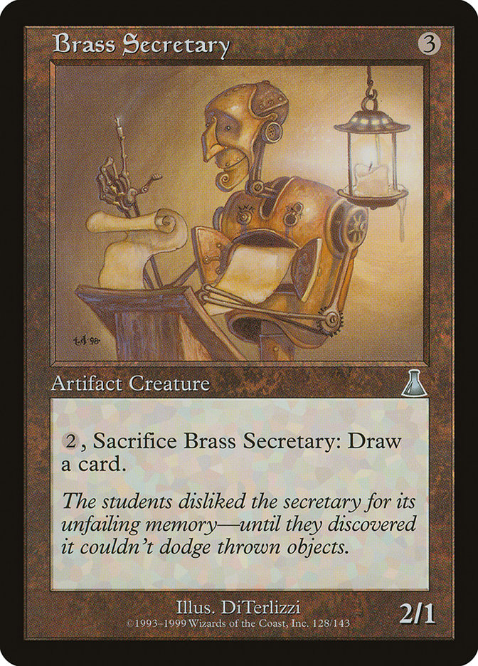 Brass Secretary [Urza's Destiny] | Pegasus Games WI