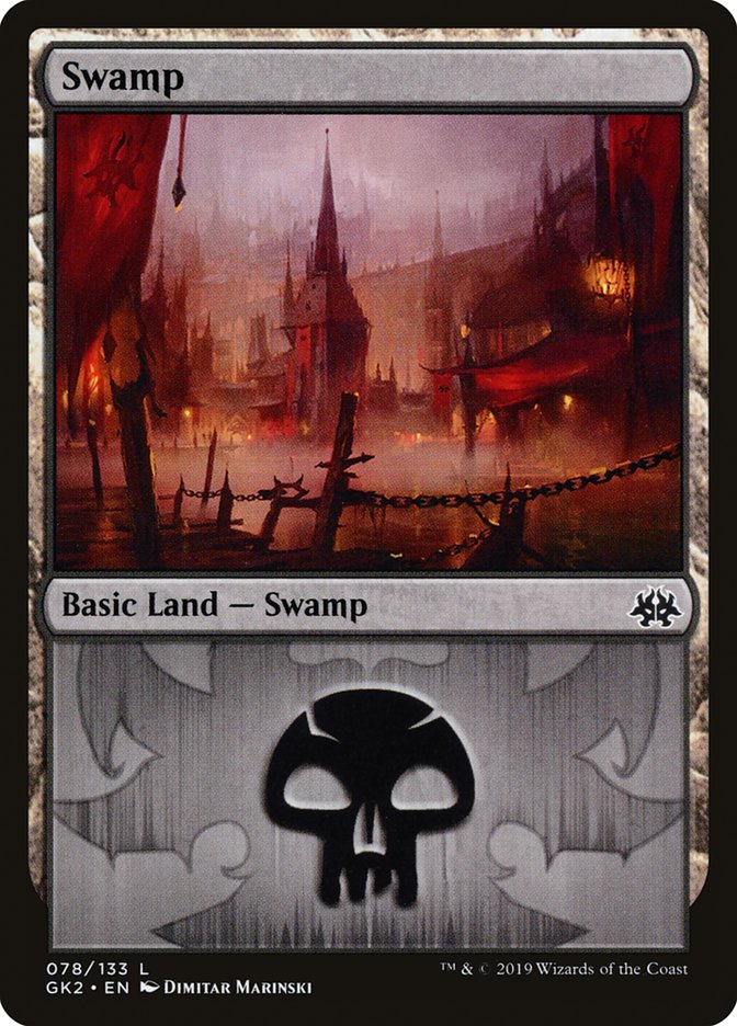 Swamp (78) [Ravnica Allegiance Guild Kit] | Pegasus Games WI