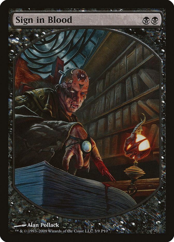 Sign in Blood [Magic Player Rewards 2010] | Pegasus Games WI