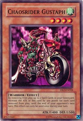 Chaosrider Gustaph [DR2-EN018] Super Rare | Pegasus Games WI