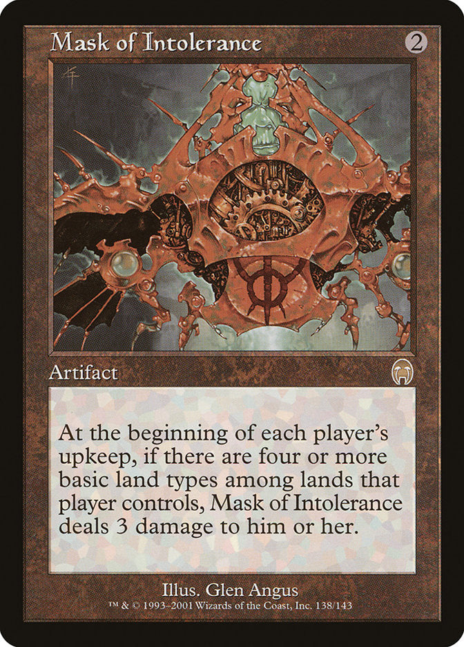 Mask of Intolerance [Apocalypse] | Pegasus Games WI