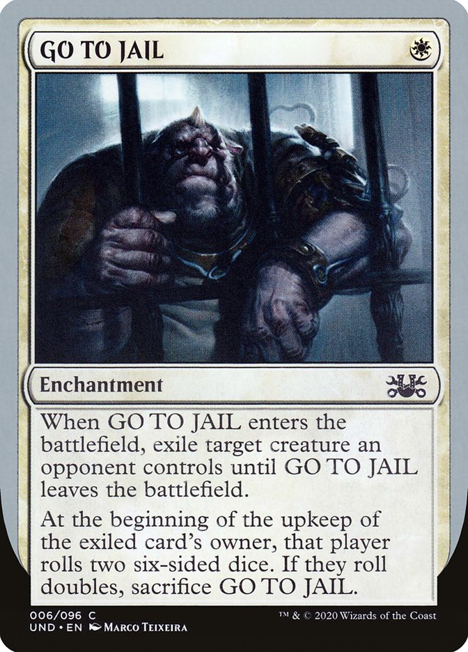 GO TO JAIL [Unsanctioned] | Pegasus Games WI