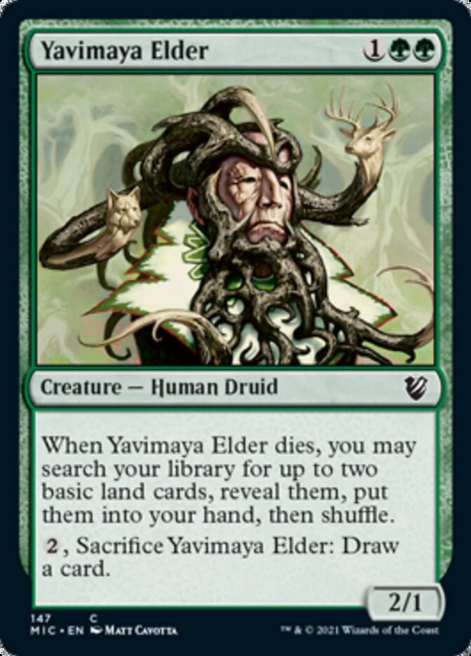 Yavimaya Elder [Innistrad: Midnight Hunt Commander] | Pegasus Games WI