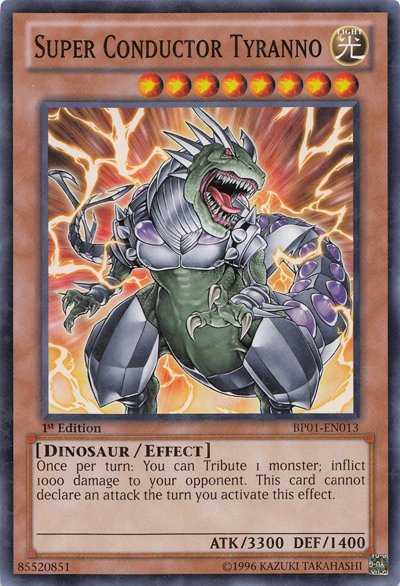 Super Conductor Tyranno [BP01-EN013] Starfoil Rare | Pegasus Games WI