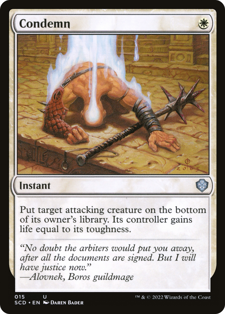 Condemn [Starter Commander Decks] | Pegasus Games WI