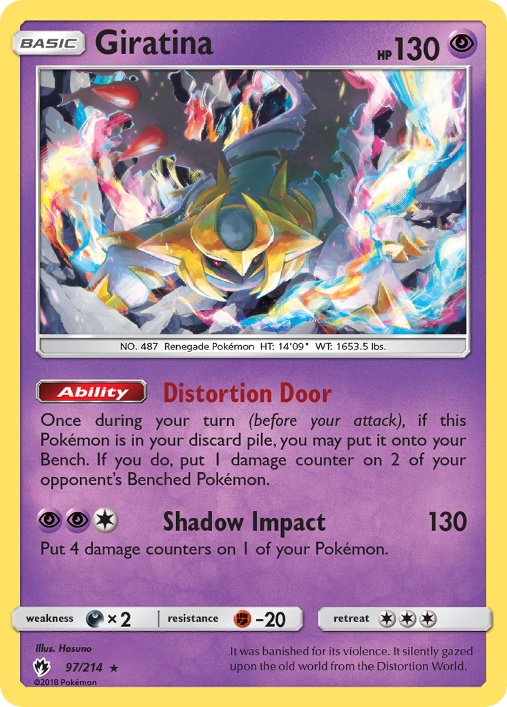 Giratina (97/214) [Sun & Moon: Lost Thunder] | Pegasus Games WI