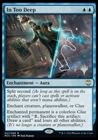 In Too Deep (Promo Pack) [Streets of New Capenna Commander Promos] | Pegasus Games WI