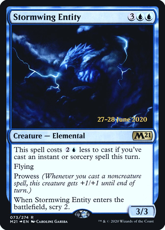 Stormwing Entity [Core Set 2021 Prerelease Promos] | Pegasus Games WI