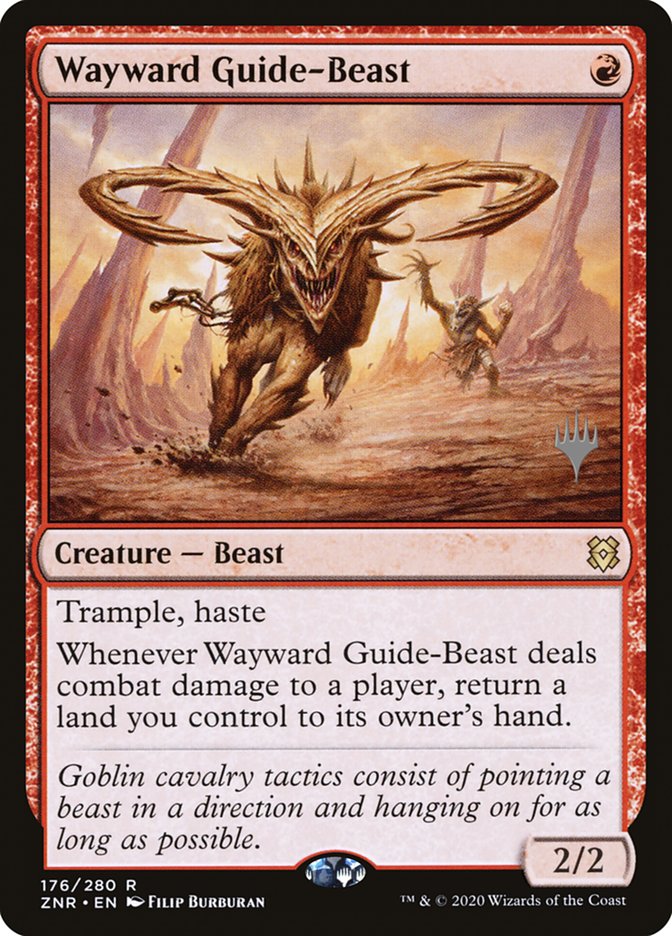 Wayward Guide-Beast (Promo Pack) [Zendikar Rising Promos] | Pegasus Games WI