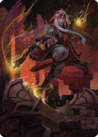 Jaya, Fiery Negotiator Art Card 2 [Dominaria United Art Series] | Pegasus Games WI