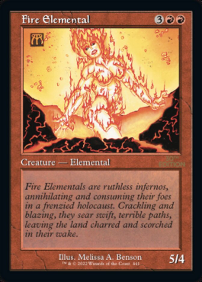 Fire Elemental (Retro) [30th Anniversary Edition] | Pegasus Games WI