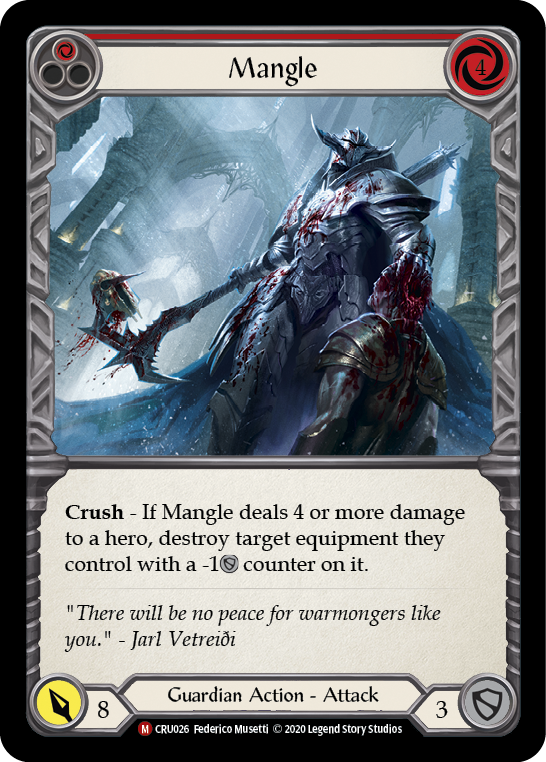 Mangle [CRU026] 1st Edition Rainbow Foil | Pegasus Games WI