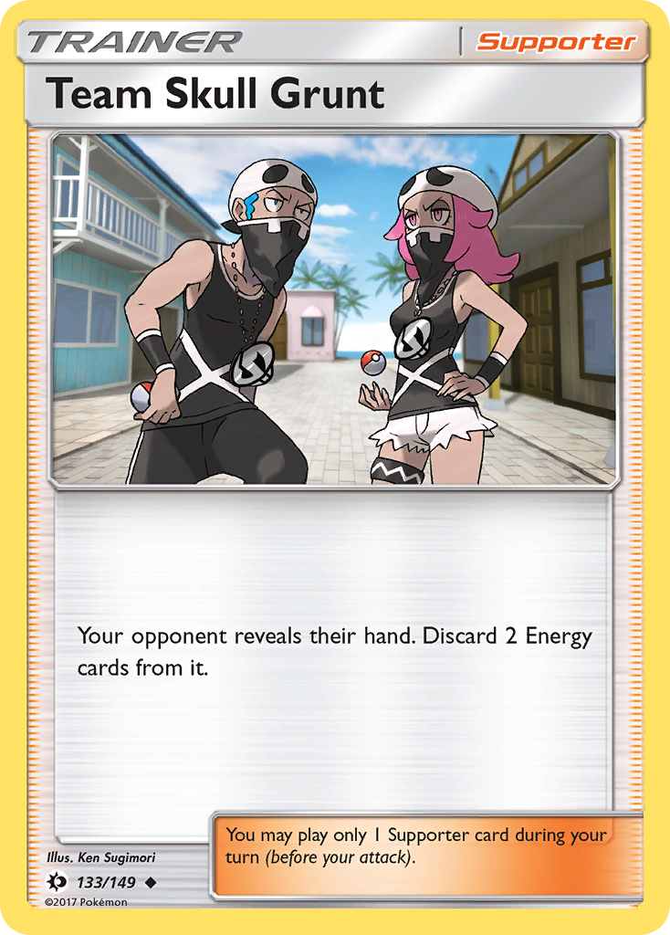 Team Skull Grunt (133/149) [Sun & Moon: Base Set] | Pegasus Games WI