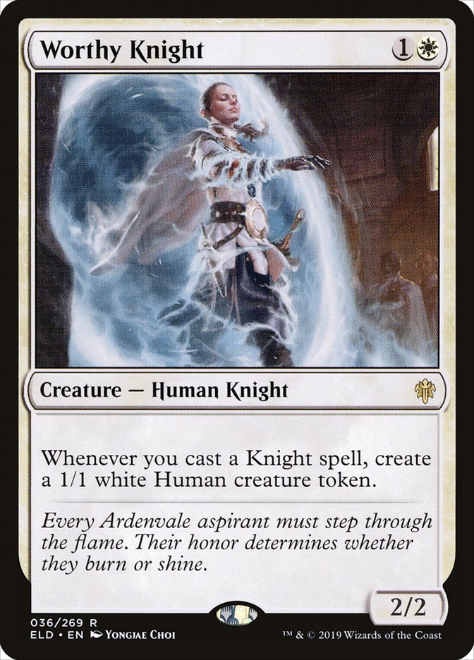 Worthy Knight [Throne of Eldraine] | Pegasus Games WI