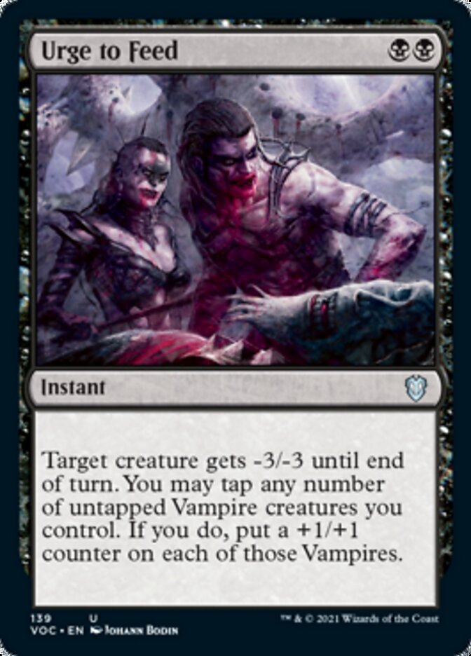 Urge to Feed [Innistrad: Crimson Vow Commander] | Pegasus Games WI