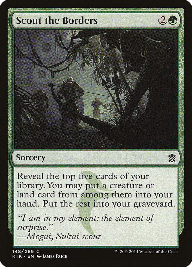 Scout the Borders [Khans of Tarkir] | Pegasus Games WI