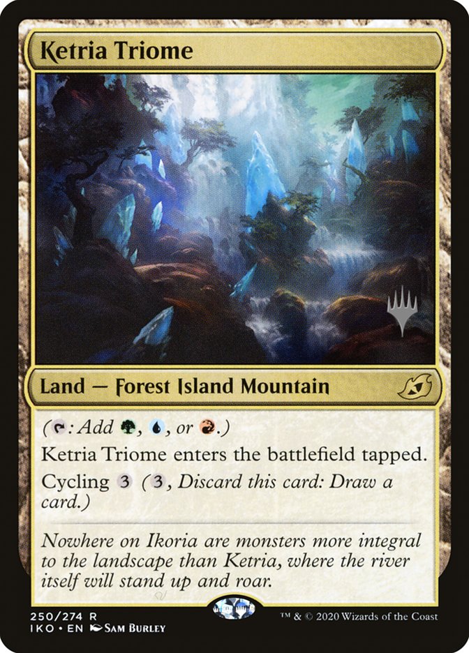 Ketria Triome (Promo Pack) [Ikoria: Lair of Behemoths Promos] | Pegasus Games WI