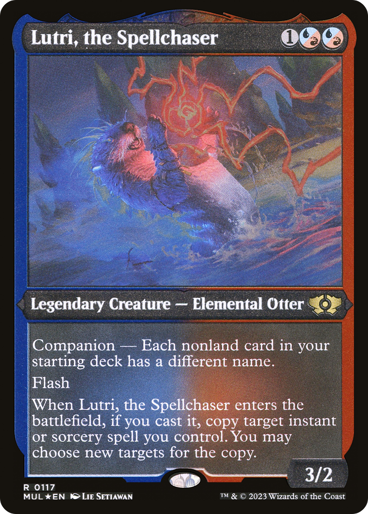 Lutri, the Spellchaser (Foil Etched) [Multiverse Legends] | Pegasus Games WI