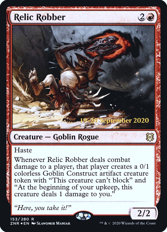 Relic Robber [Zendikar Rising Prerelease Promos] | Pegasus Games WI