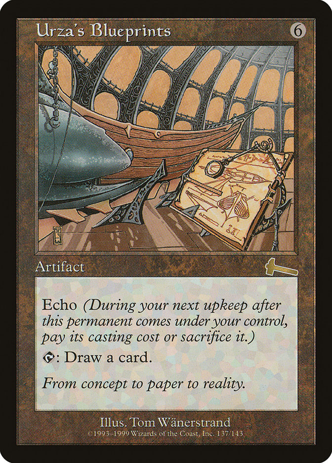 Urza's Blueprints [Urza's Legacy] | Pegasus Games WI