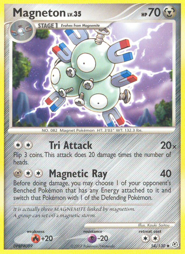Magneton (54/130) [Diamond & Pearl: Base Set] | Pegasus Games WI