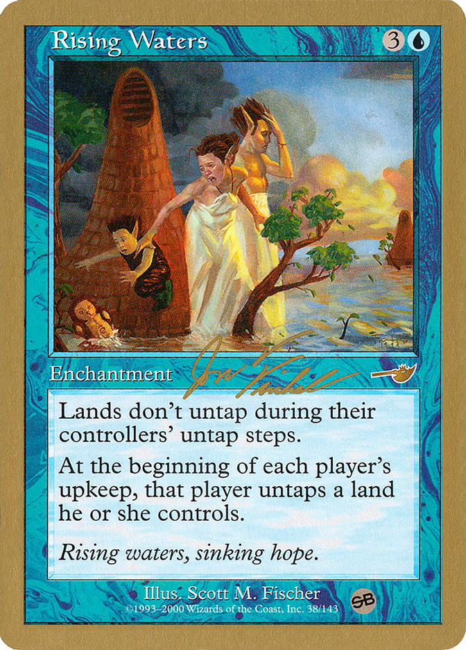 Rising Waters (Jon Finkel) (SB) [World Championship Decks 2000] | Pegasus Games WI