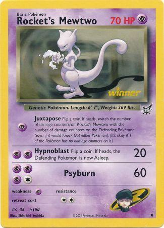 Rocket's Mewtwo (8) (Jumbo Card) [Best of Promos] | Pegasus Games WI