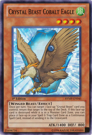 Crystal Beast Cobalt Eagle [RYMP-EN045] Super Rare | Pegasus Games WI