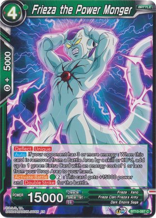 Frieza the Power Monger (BT10-087) [Rise of the Unison Warrior 2nd Edition] | Pegasus Games WI