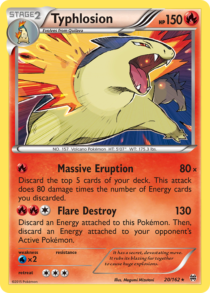 Typhlosion (20/162) [XY: BREAKthrough] | Pegasus Games WI