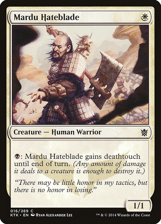 Mardu Hateblade [Khans of Tarkir] | Pegasus Games WI