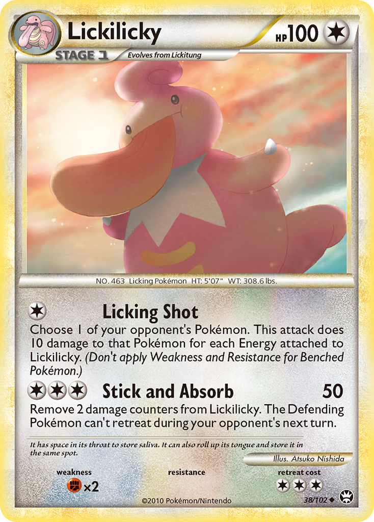 Lickilicky (38/102) [HeartGold & SoulSilver: Triumphant] | Pegasus Games WI