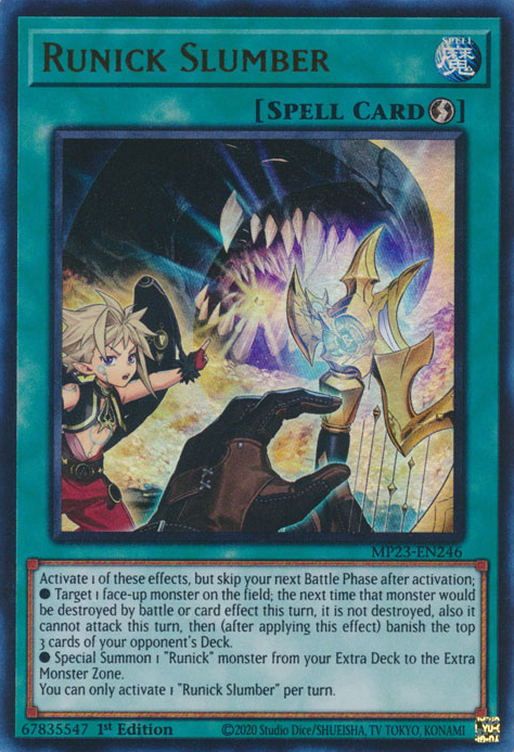 Runick Slumber [MP23-EN246] Ultra Rare | Pegasus Games WI