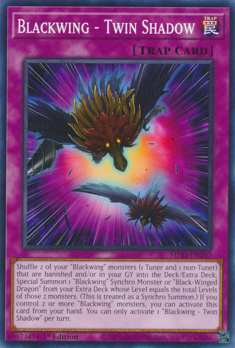 Blackwing - Twin Shadow [MP23-EN207] Common | Pegasus Games WI