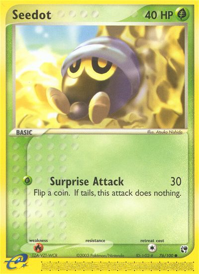 Seedot (76/100) [EX: Sandstorm] | Pegasus Games WI