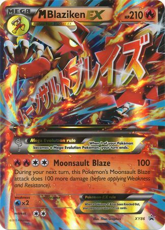 M Blaziken EX (XY86) (Jumbo Card) [XY: Black Star Promos] | Pegasus Games WI
