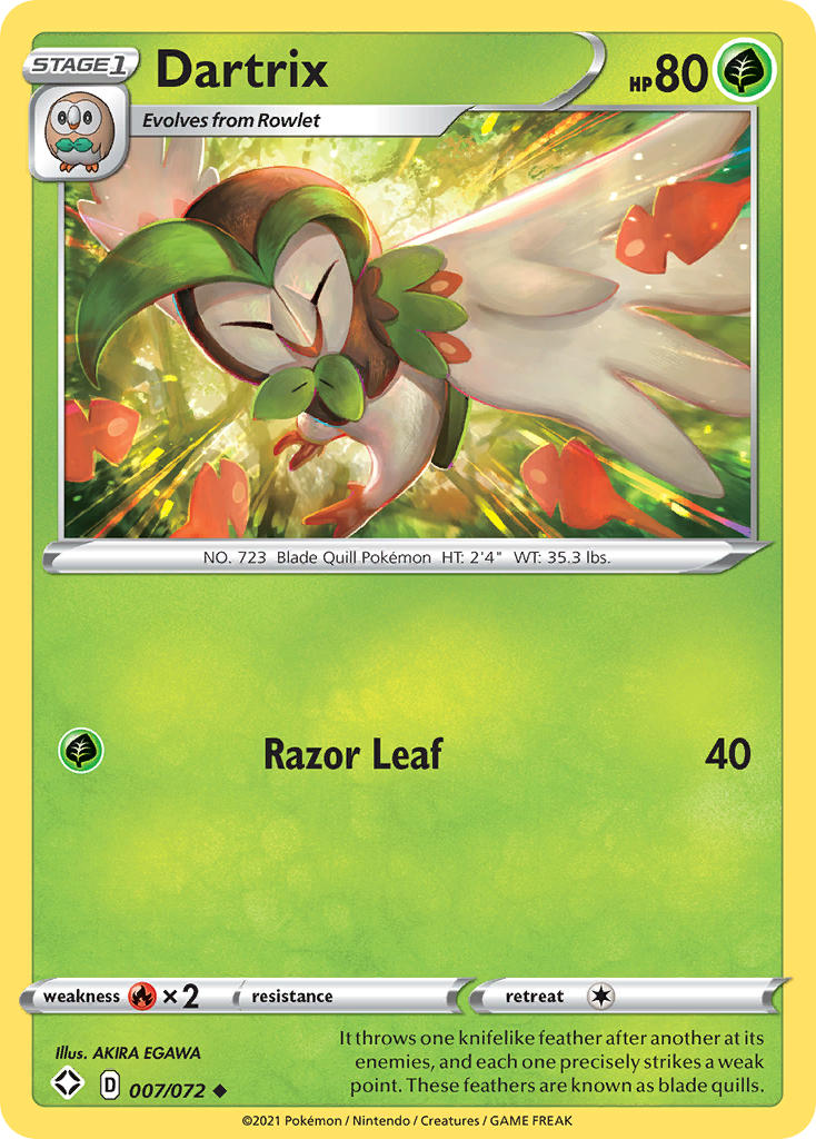 Dartrix (007/072) [Sword & Shield: Shining Fates] | Pegasus Games WI