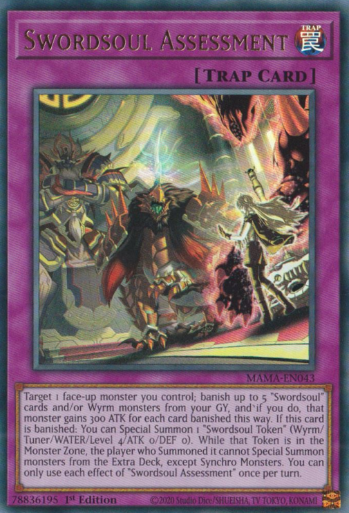 Swordsoul Assessment [MAMA-EN043] Ultra Rare | Pegasus Games WI
