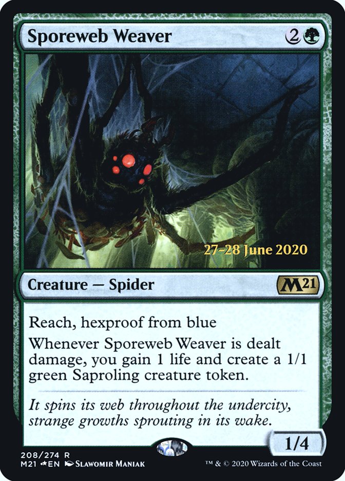 Sporeweb Weaver [Core Set 2021 Prerelease Promos] | Pegasus Games WI
