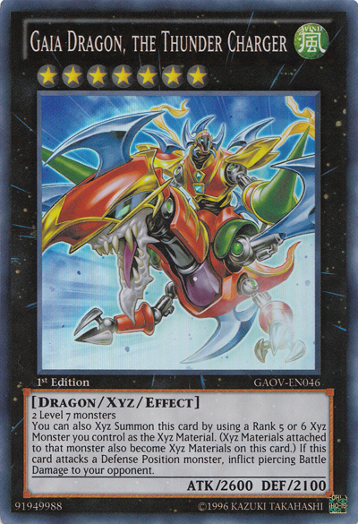 Gaia Dragon, the Thunder Charger [GAOV-EN046] Super Rare | Pegasus Games WI