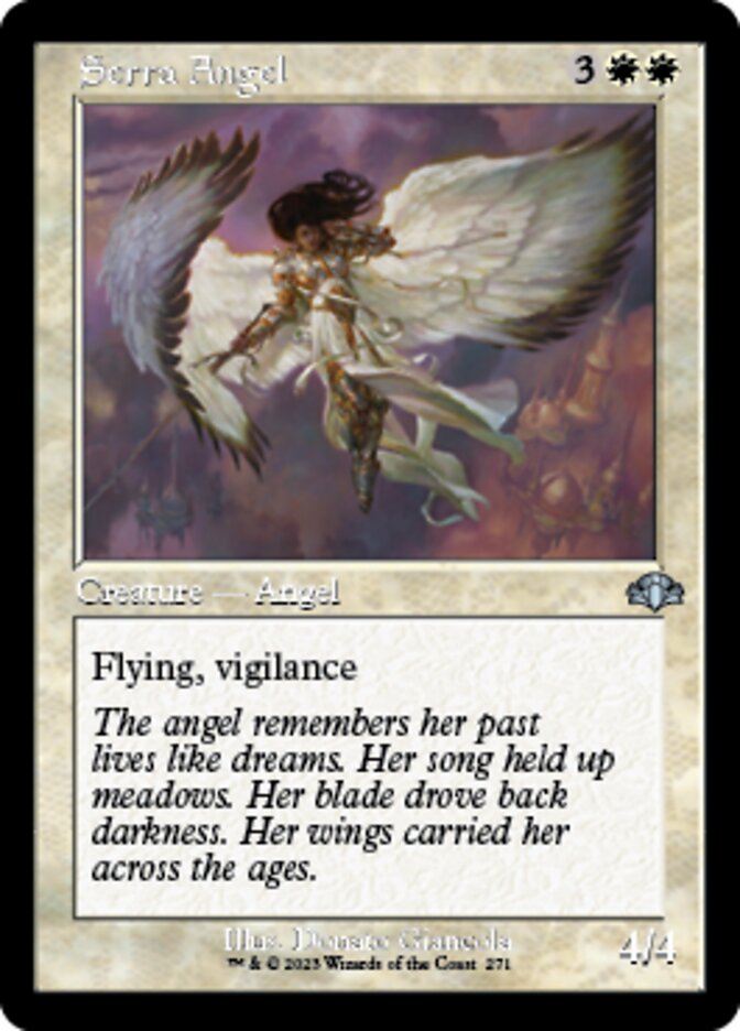 Serra Angel (Retro) [Dominaria Remastered] | Pegasus Games WI