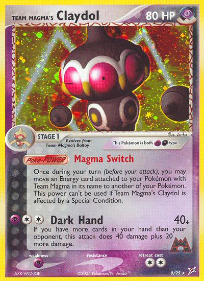 Team Magma's Claydol (8/95) [EX: Team Magma vs Team Aqua] | Pegasus Games WI