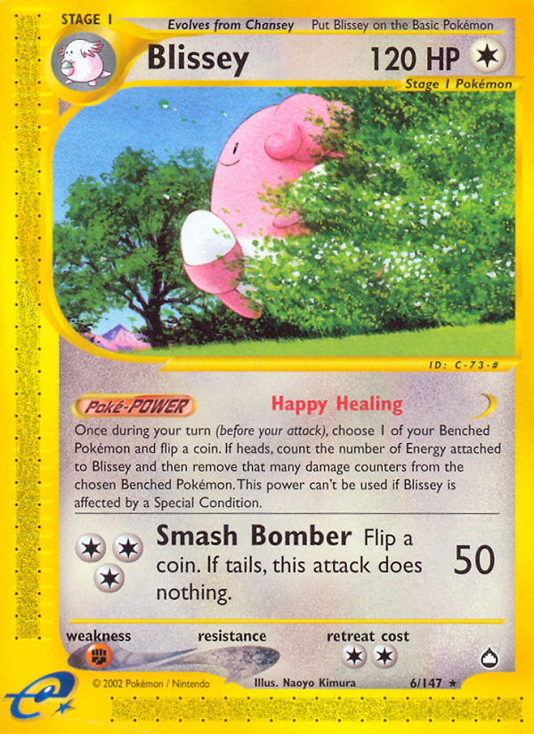 Blissey (6/147) [Aquapolis] | Pegasus Games WI