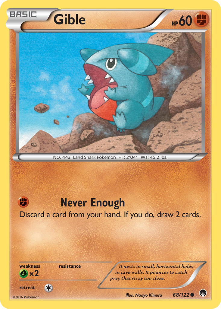 Gible (68/122) [XY: BREAKpoint] | Pegasus Games WI