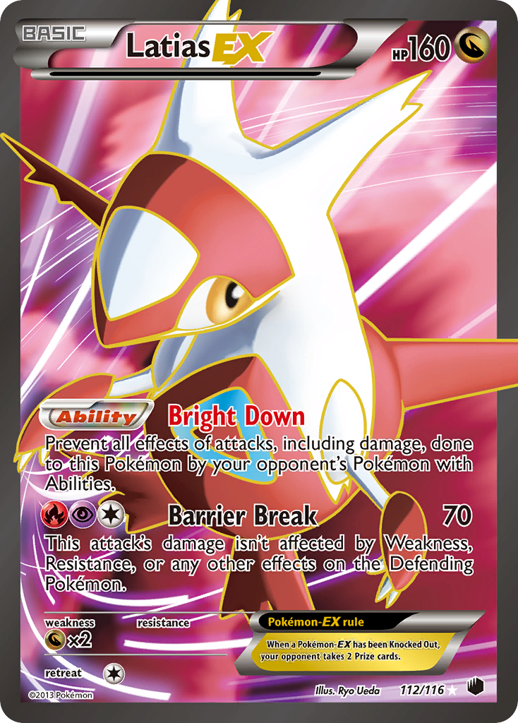 Latias EX (112/116) [Black & White: Plasma Freeze] | Pegasus Games WI