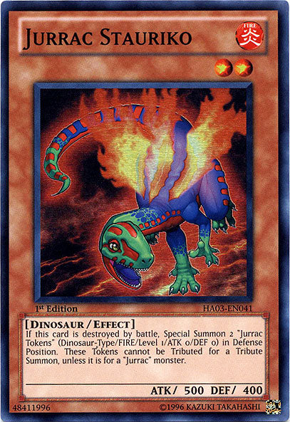 Jurrac Stauriko [HA03-EN041] Super Rare | Pegasus Games WI