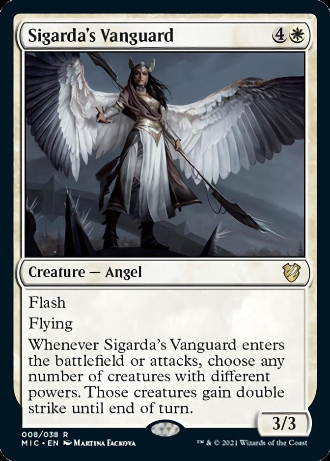 Sigarda's Vanguard [Innistrad: Midnight Hunt Commander] | Pegasus Games WI