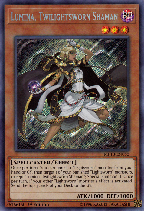 Lumina, Twilightsworn Shaman [MP18-EN052] Secret Rare | Pegasus Games WI