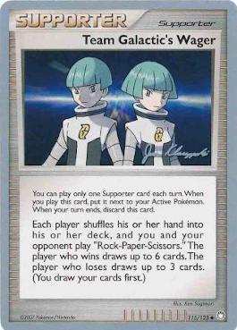 Team Galactic's Wager (115/123) (Psychic Lock - Jason Klaczynski) [World Championships 2008] | Pegasus Games WI