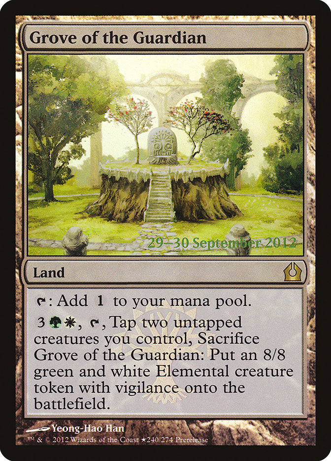 Grove of the Guardian [Return to Ravnica Prerelease Promos] | Pegasus Games WI
